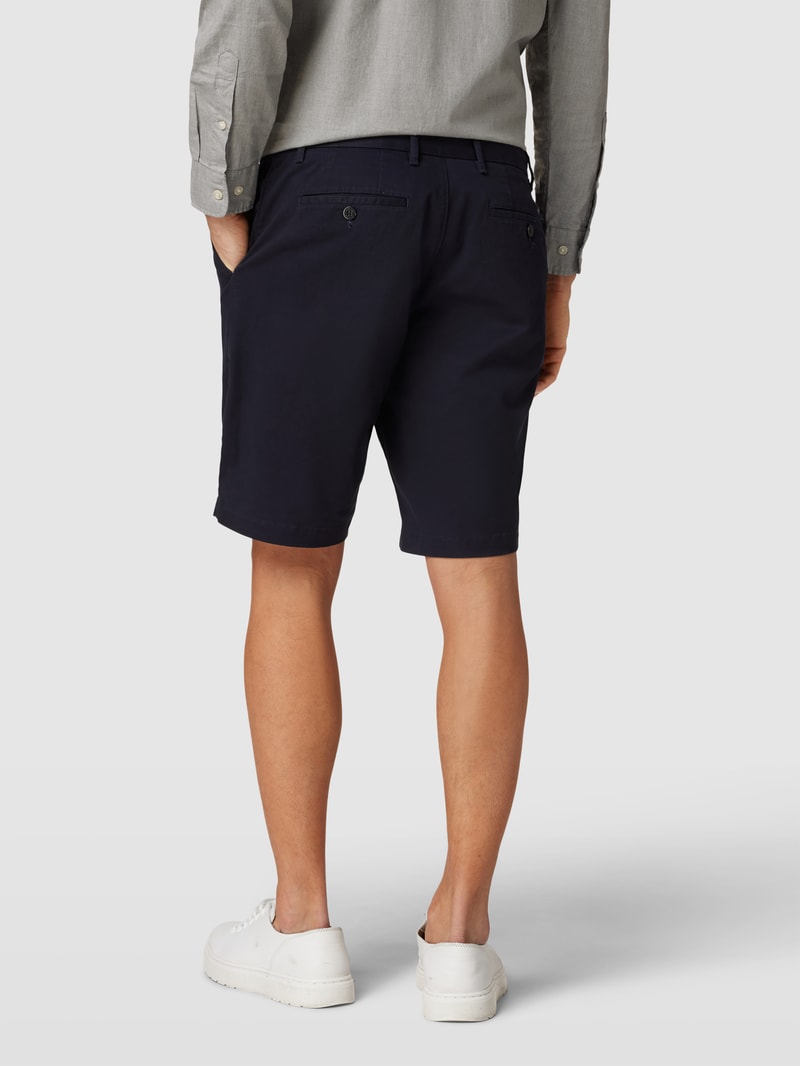 Chino-Shorts mit französischen Eingrifftaschen Modell 'HARLEM' in marineblau