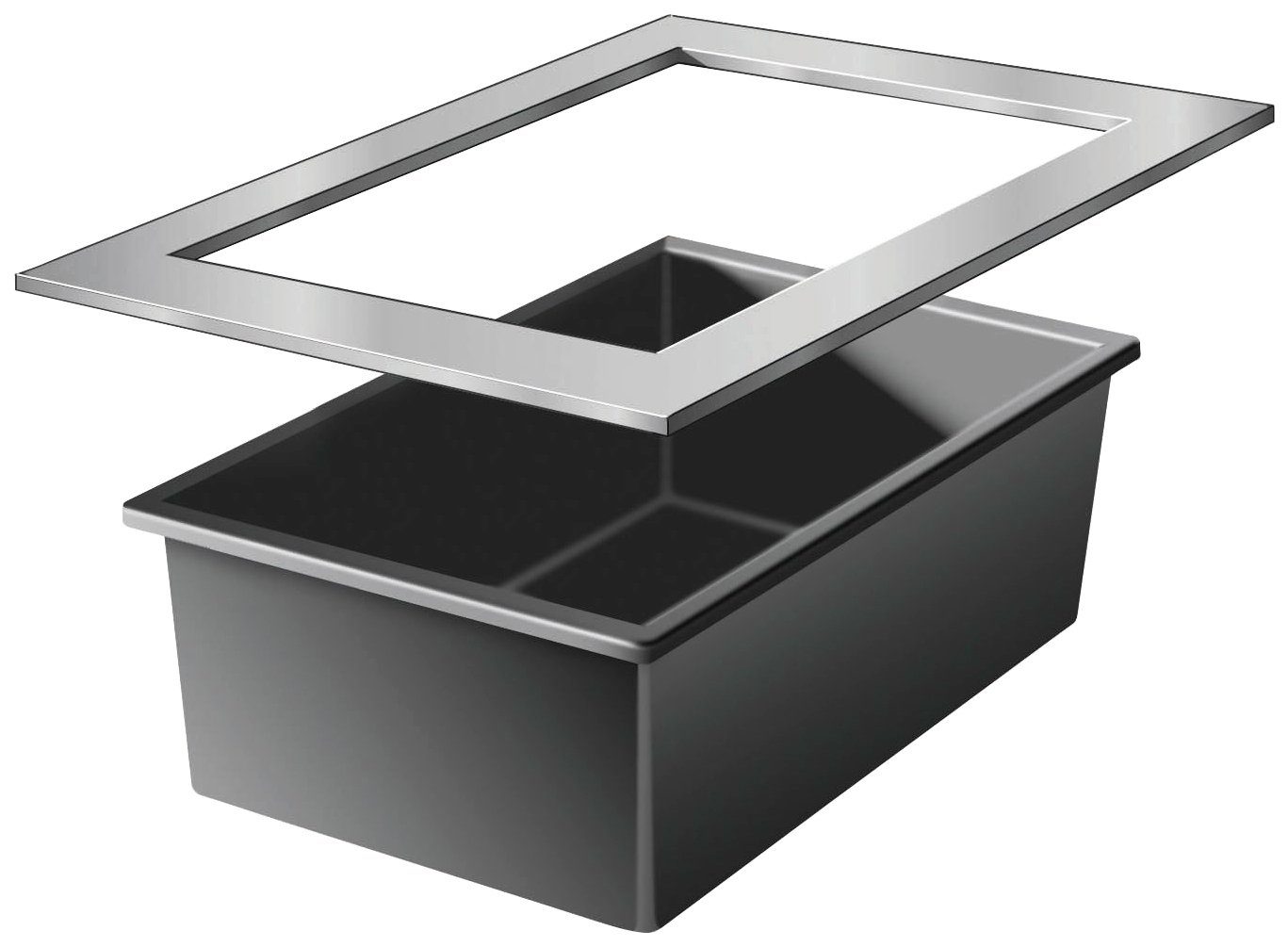 Ubbink Brunnenumrandung Quadra, für Teichbecken Quadra C3
