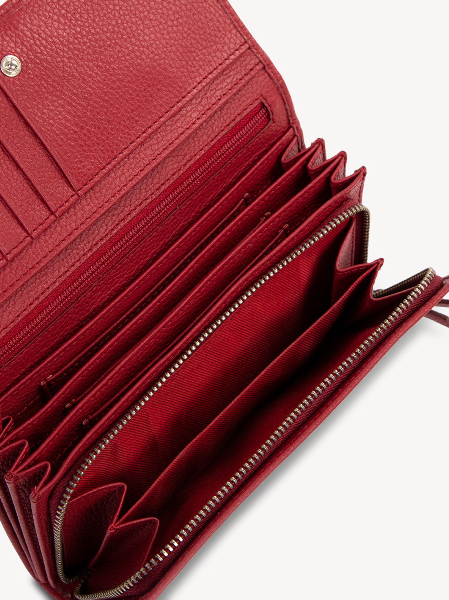 Portefeuilles en cuir - rouge