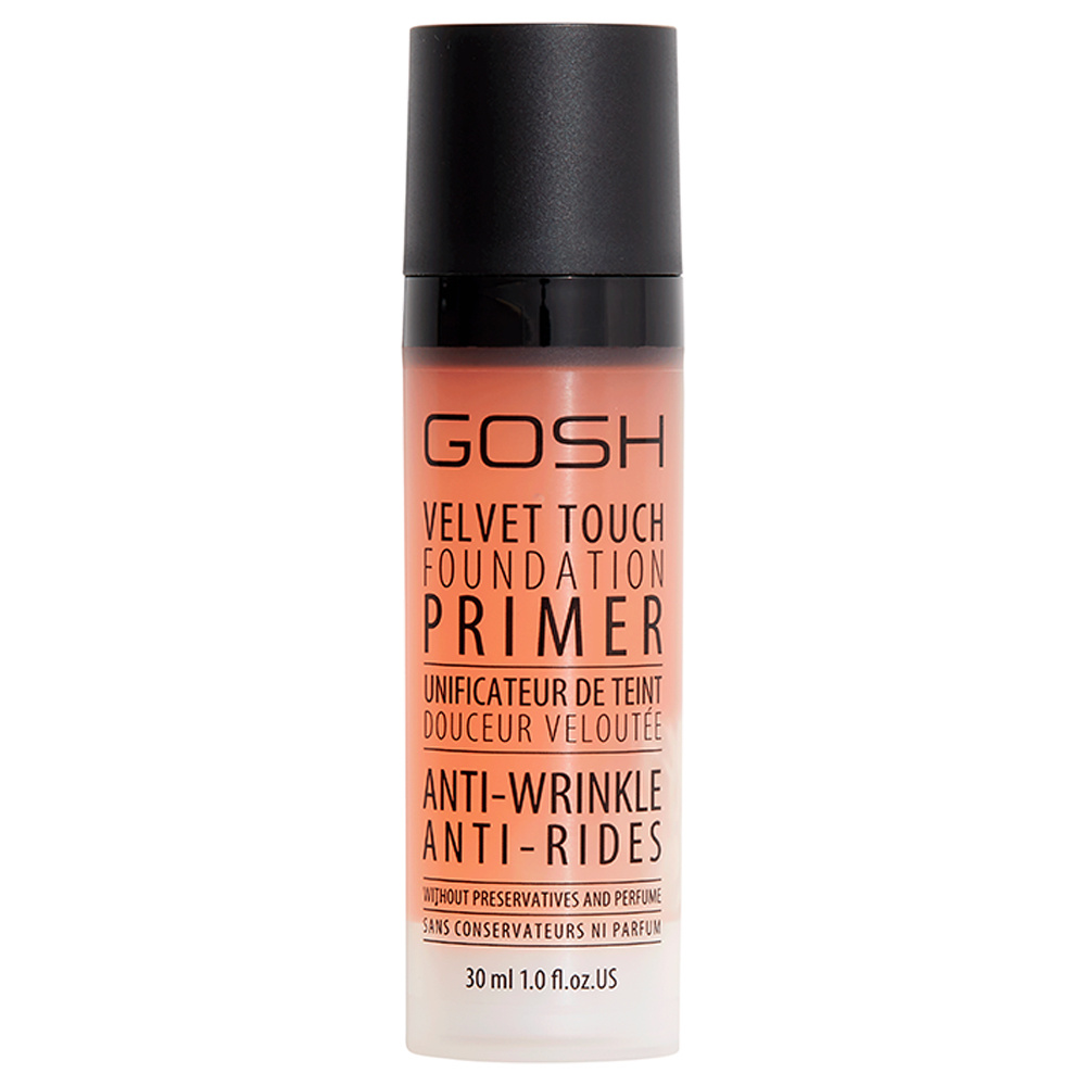 gosh copenhagen Velvet Touch Foundation Primer Anti-Wrinkle Unificateur de teint douceur veloutée anti-rides