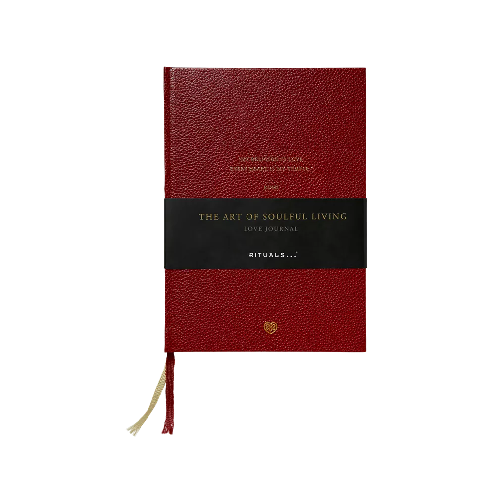 Carnet de notes fait main House of Rituals Love Journal aux tranches dorées