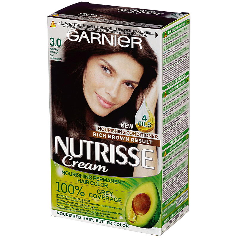Garnier Nutrisse Cream 3 Mørk brun