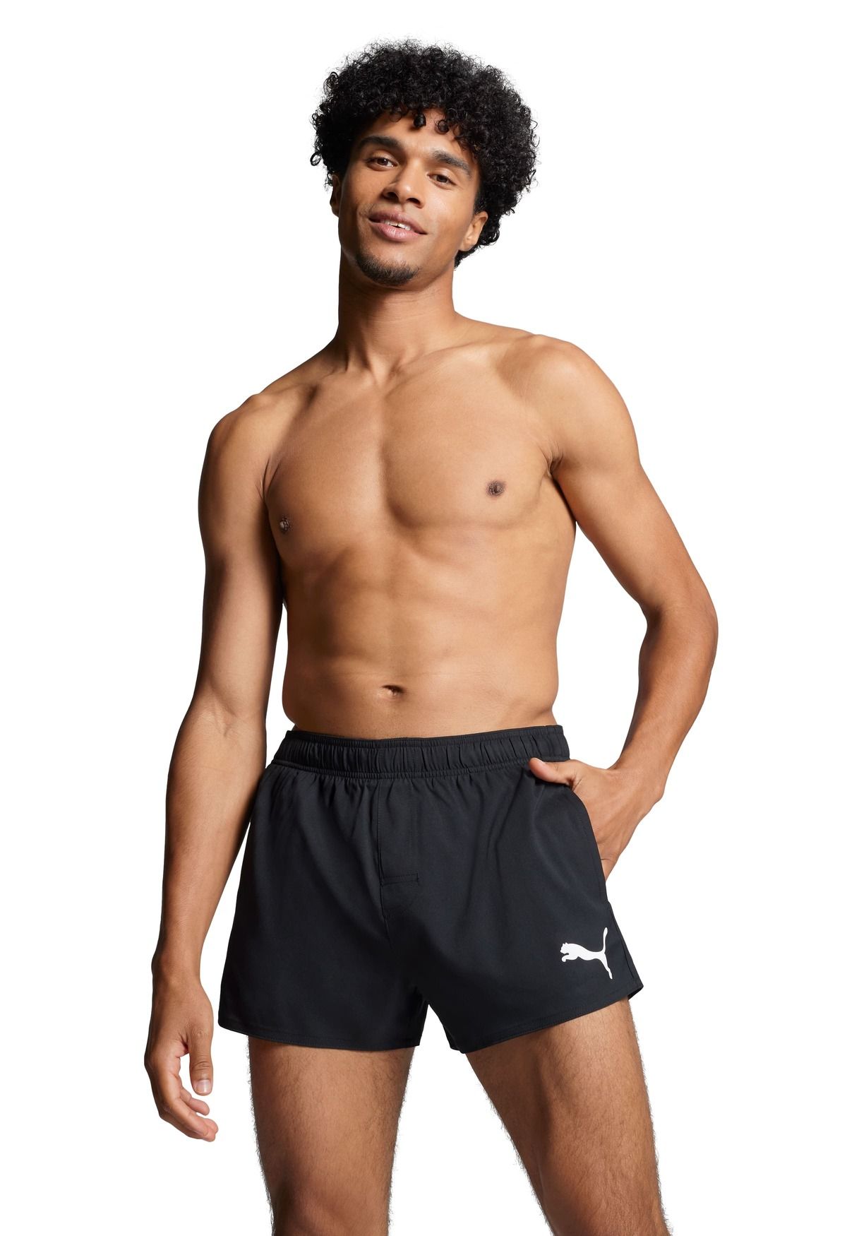 PUMA Black Herren kurze Schwimmhose
