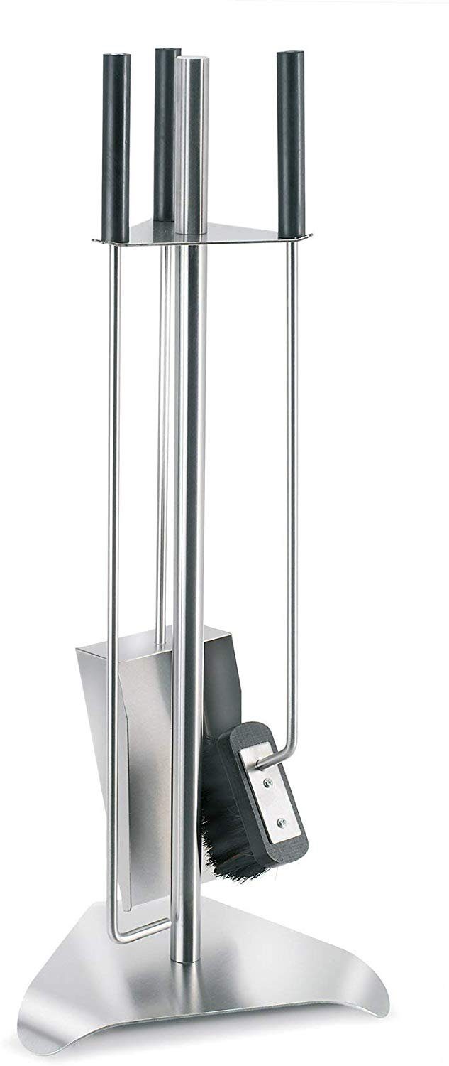 blomus Kerzenhalter Blomus 65137 Chimo Kamingarnitur 4tlg. Besen Haken Schaufel Halter