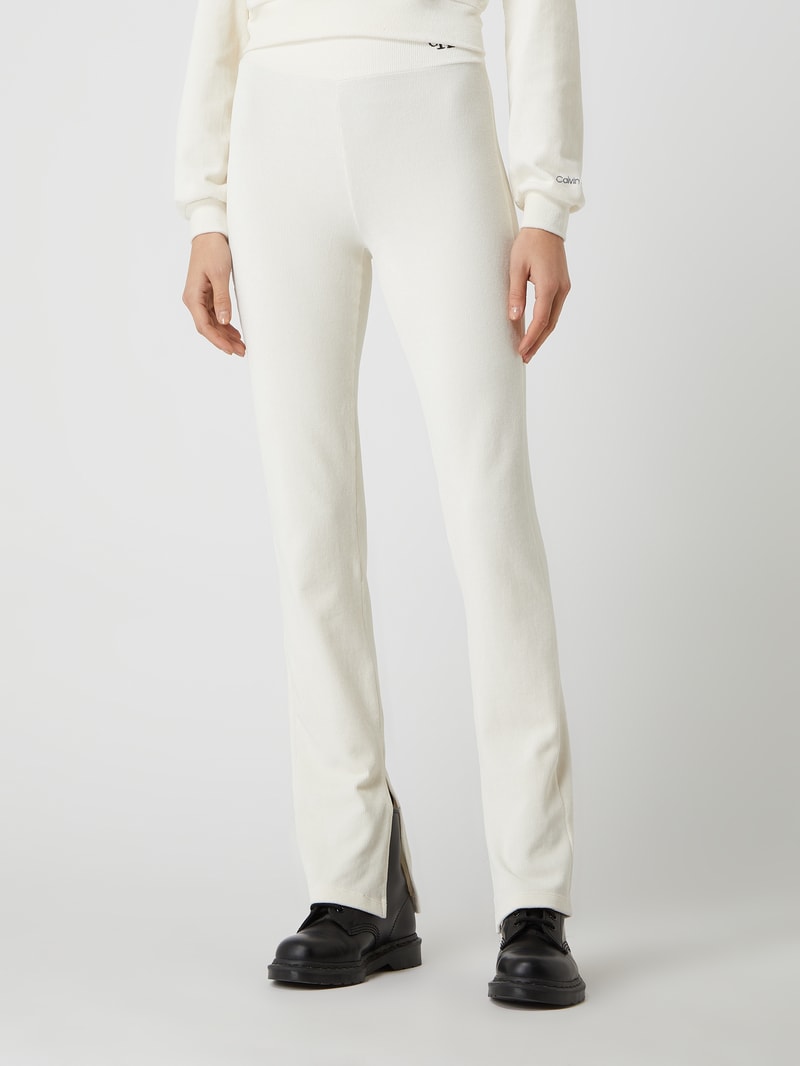 Schlupfhose aus Cord  in offwhite