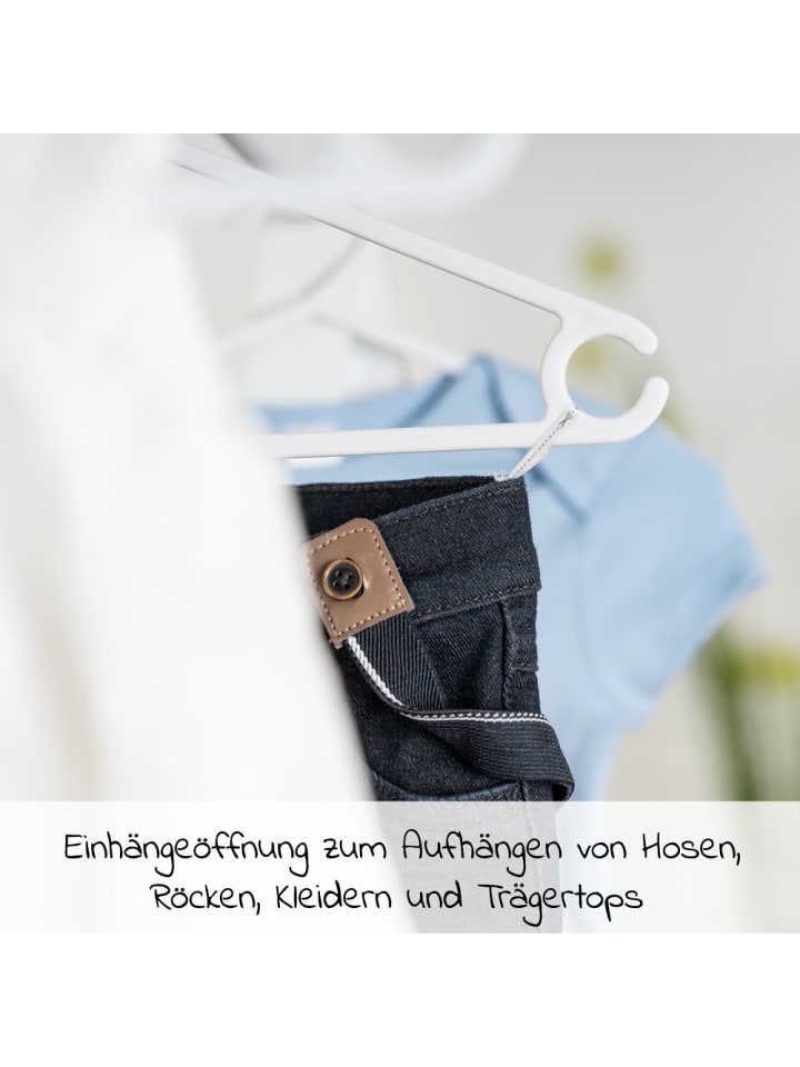 LaLoona Kleiderbügel für Babys und Kinder (22 Stück) - Bunt günstig kaufen onesize