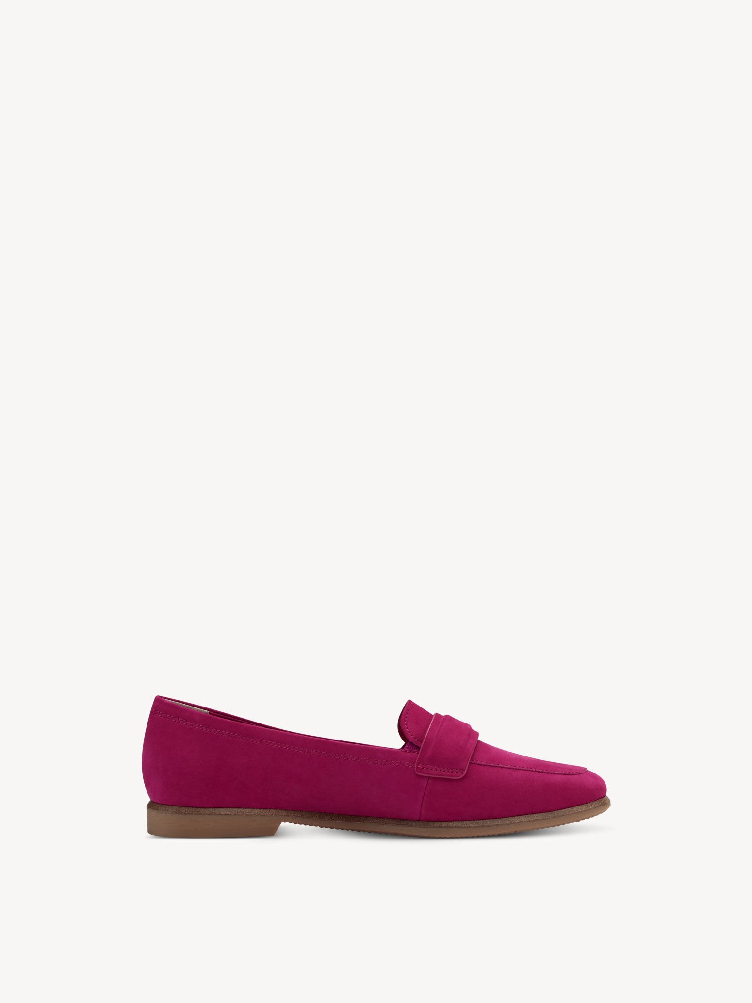 Slipper en cuir - rose fuchsia