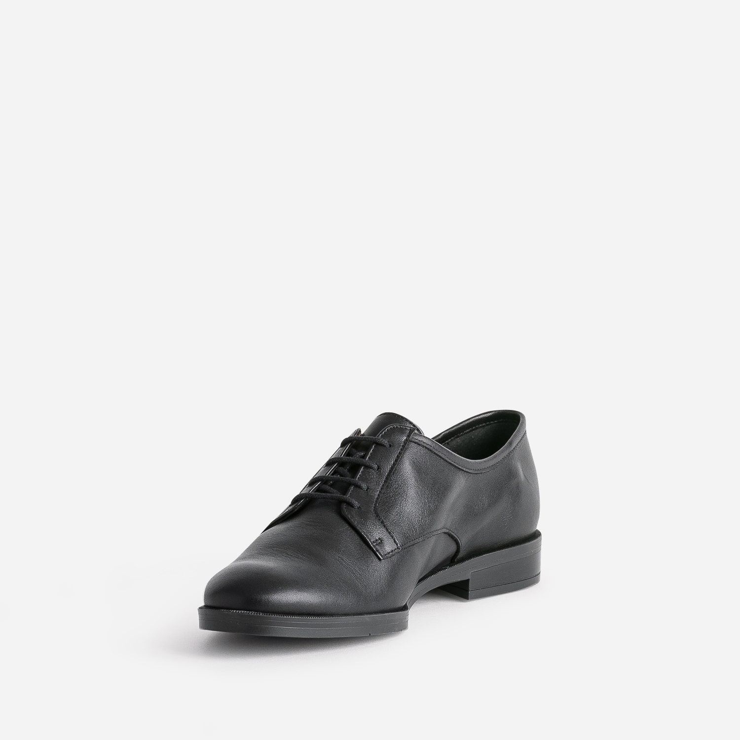 Derby ERAM FLEX noir en cuir