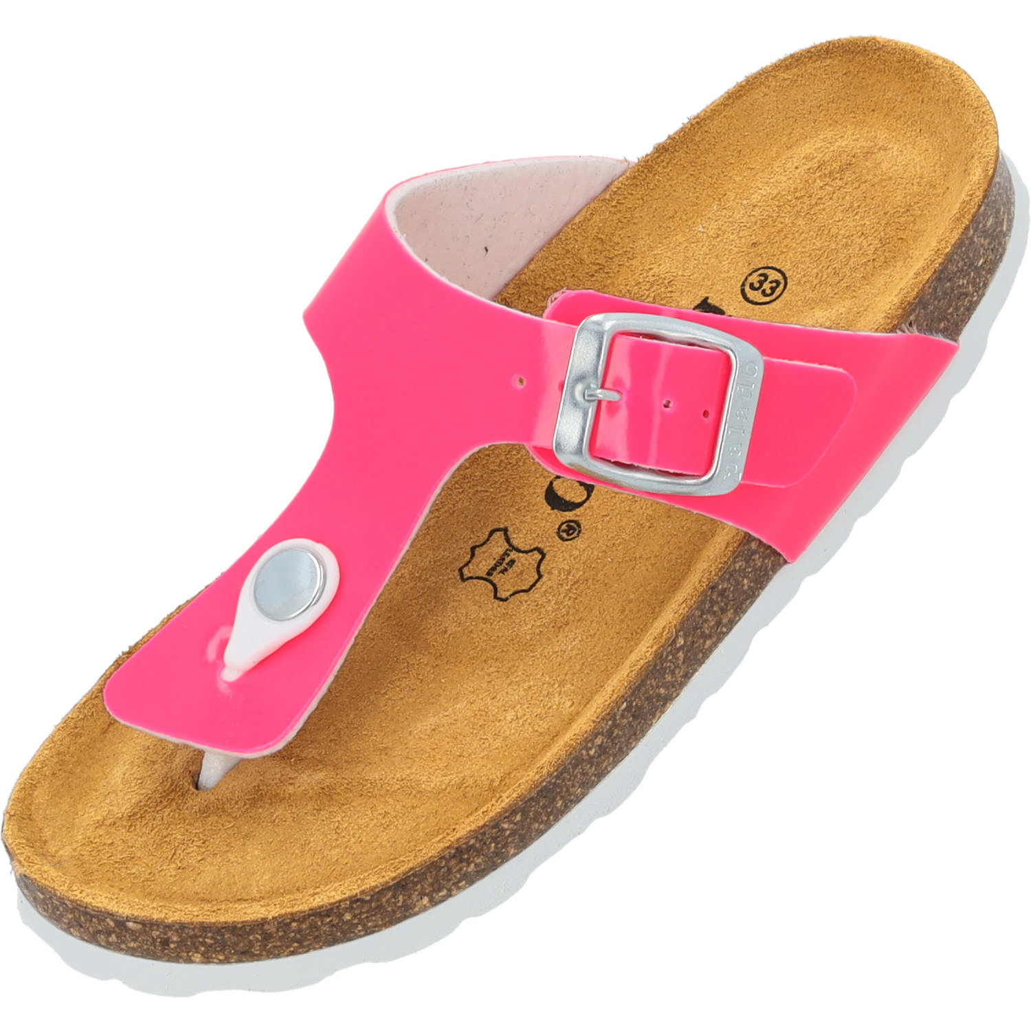 Palado Kids Kos G Lack, Zehentrenner, Kinder, Pink Neon