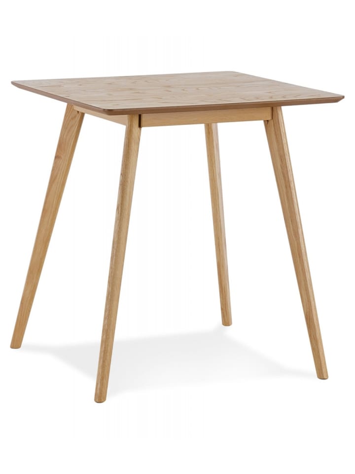 KADIMA DESIGN Kleiner Esstisch aus Eichenholz | Modernes Design in Beige günstig kaufen onesize