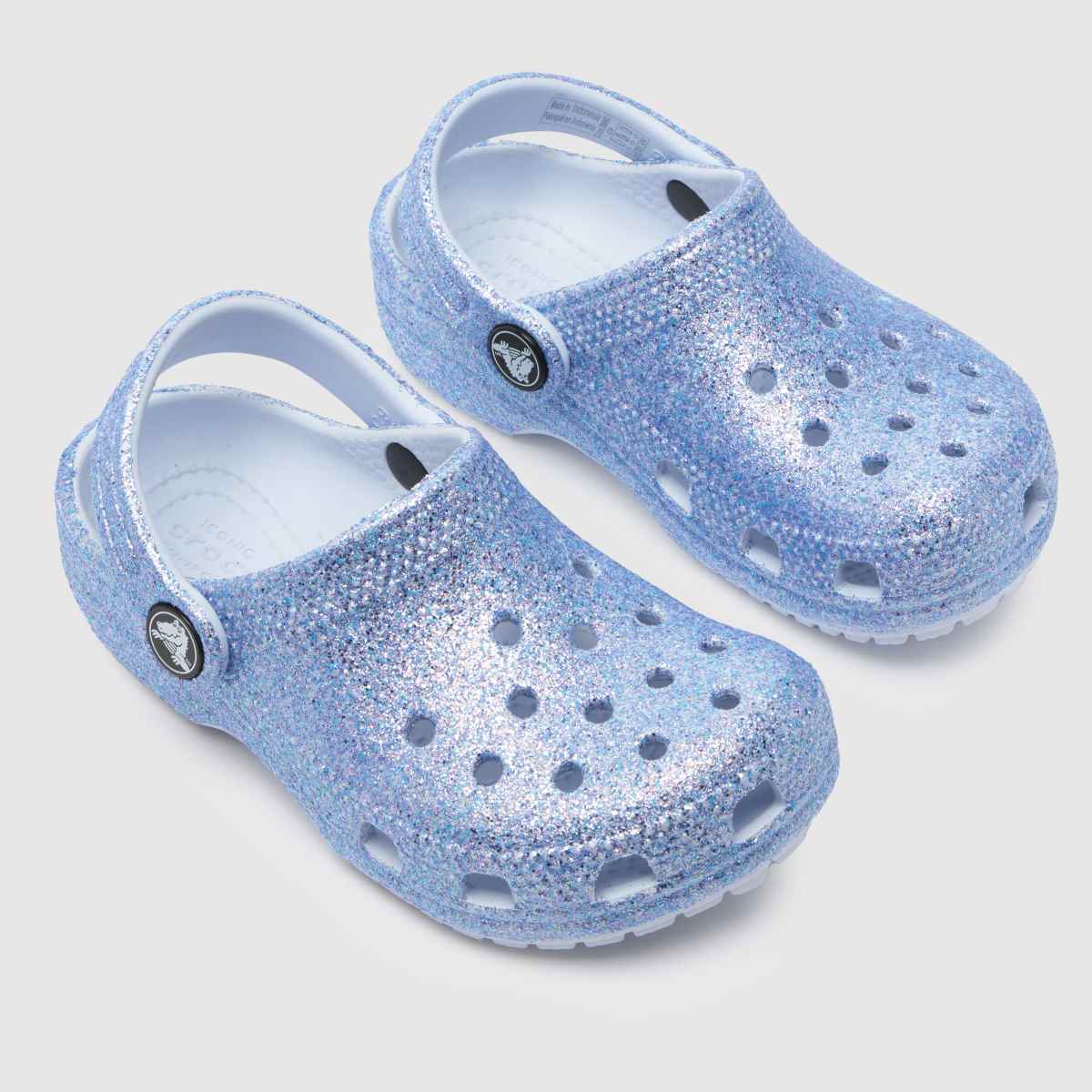 Crocs lila klasszikus csillámos klumpa lány kisgyermek szandál