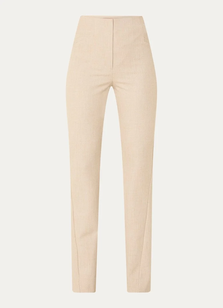 Pantaloni JOSH V Xante cu talie înaltă, elastici, tip bootcut