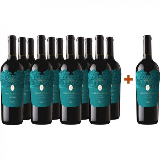 11+1 Paket Torre del Serpente Negroamaro Salento IGP - Montemajor