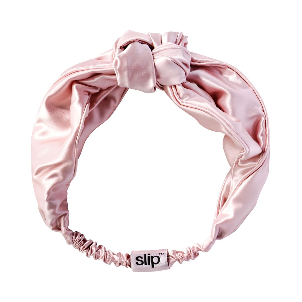 slip bandeau nœud pure soie slip - rose bandeau