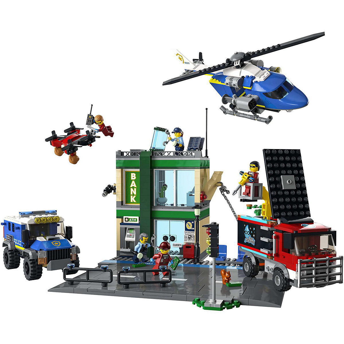 LEGO® City 60317 Banküberfall mit Verfolgungsjagd