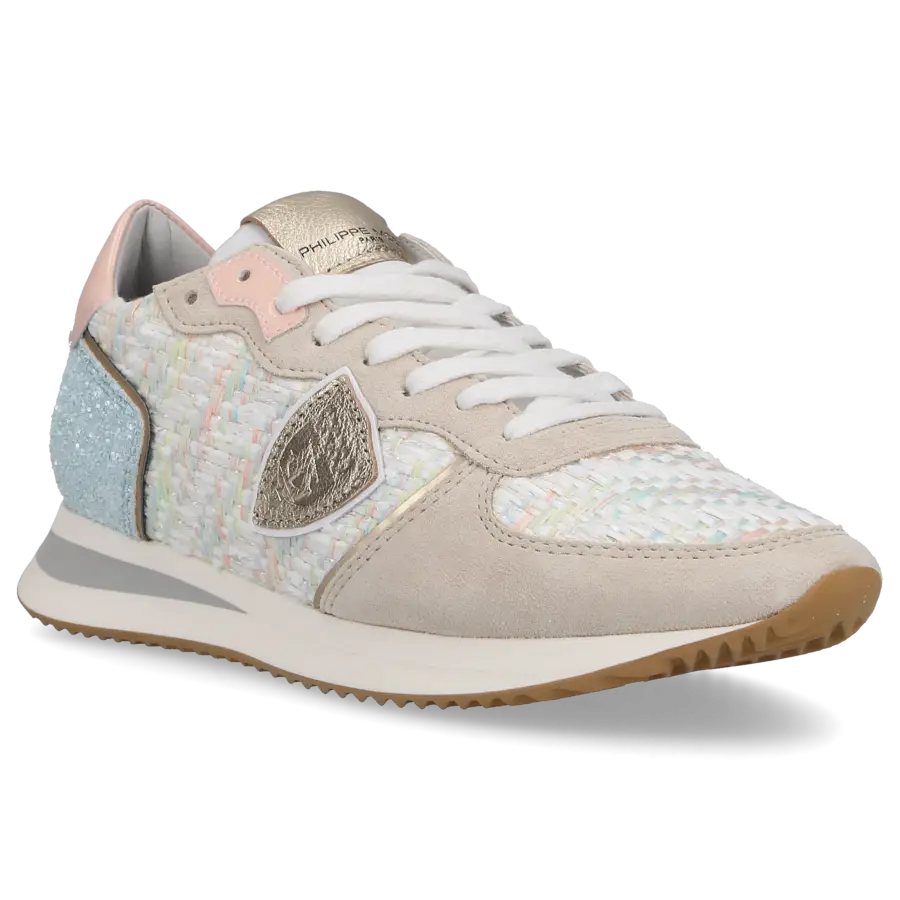 Philippe Model - Sneaker low TRPX Veloursleder Textil - beige