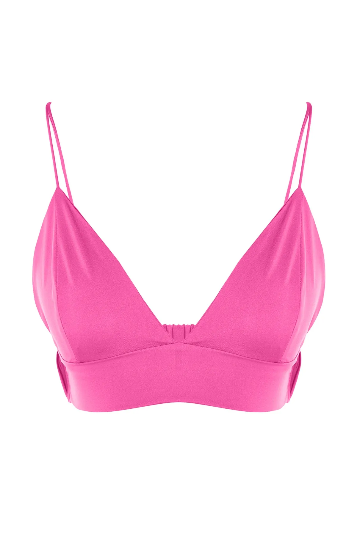 Trendyol Collection  Hellrosa, bauchfreies, gefüttertes Strick-Bustier TPRSS22BS00005