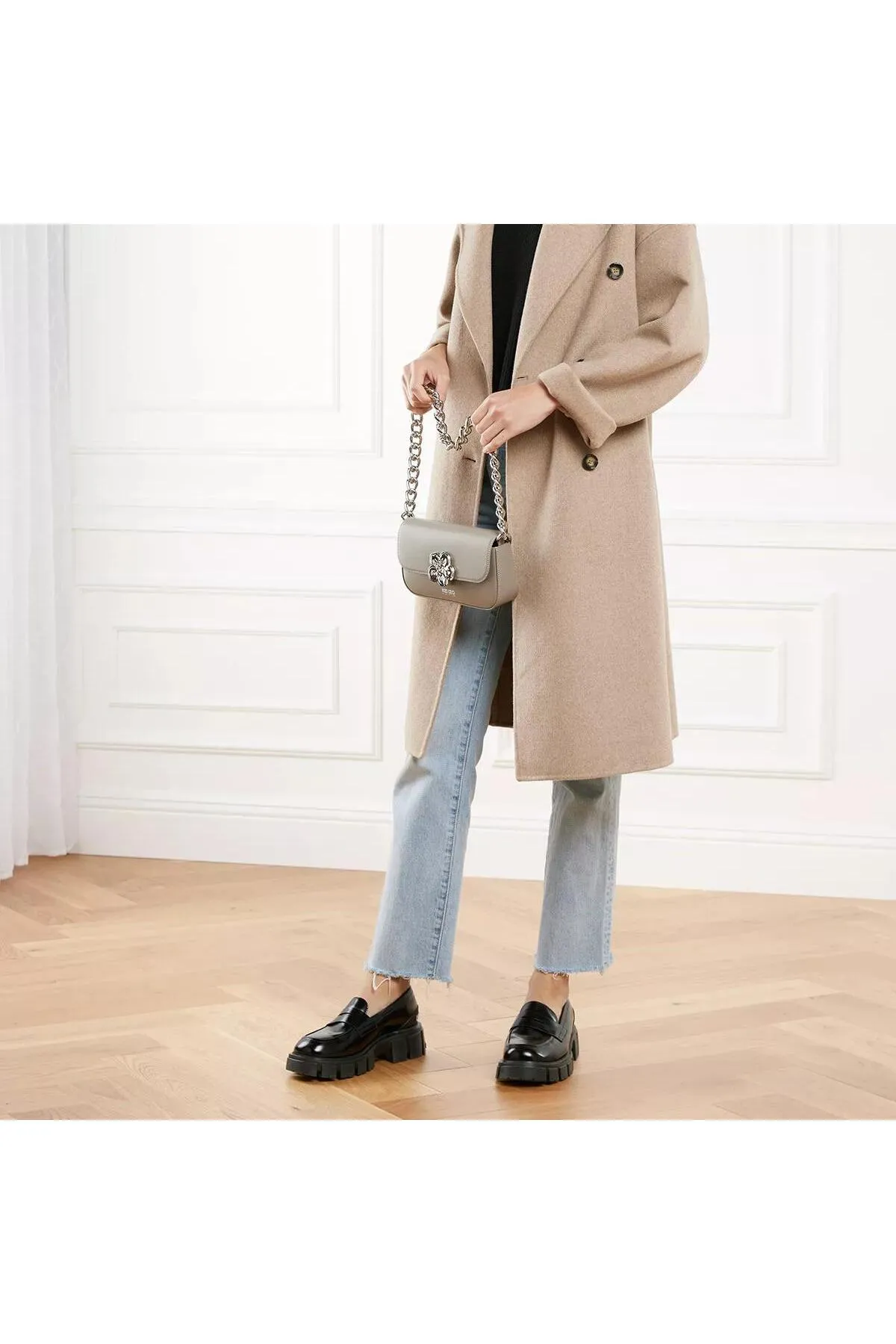 Kenzo  Handtasche - Braun - Strukturiert