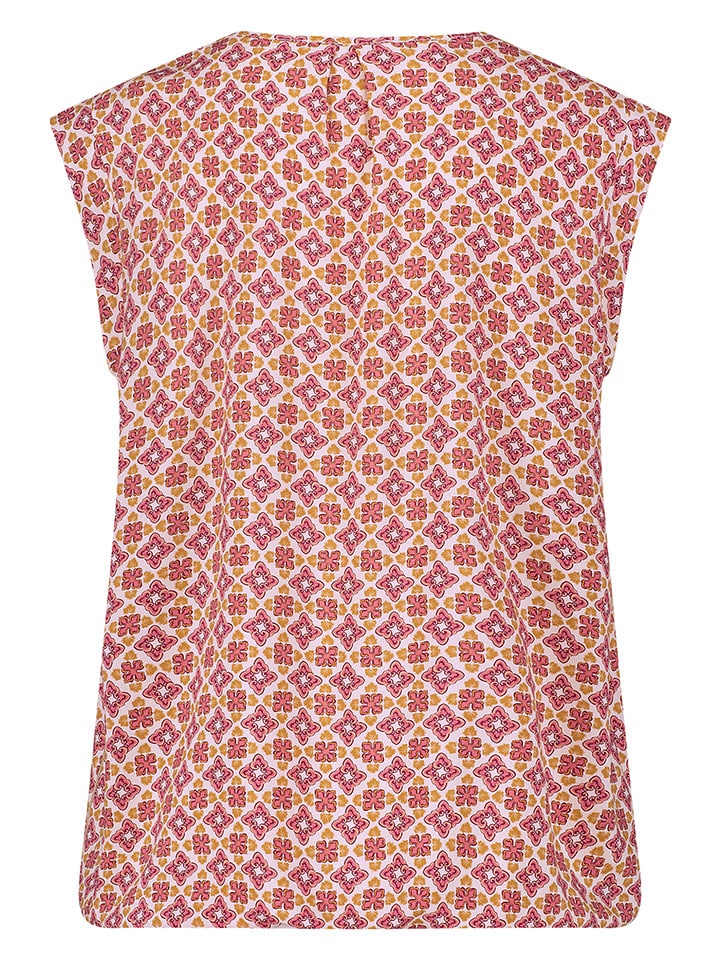 CARTOON Bluse in Weiß/ Pink günstig kaufen