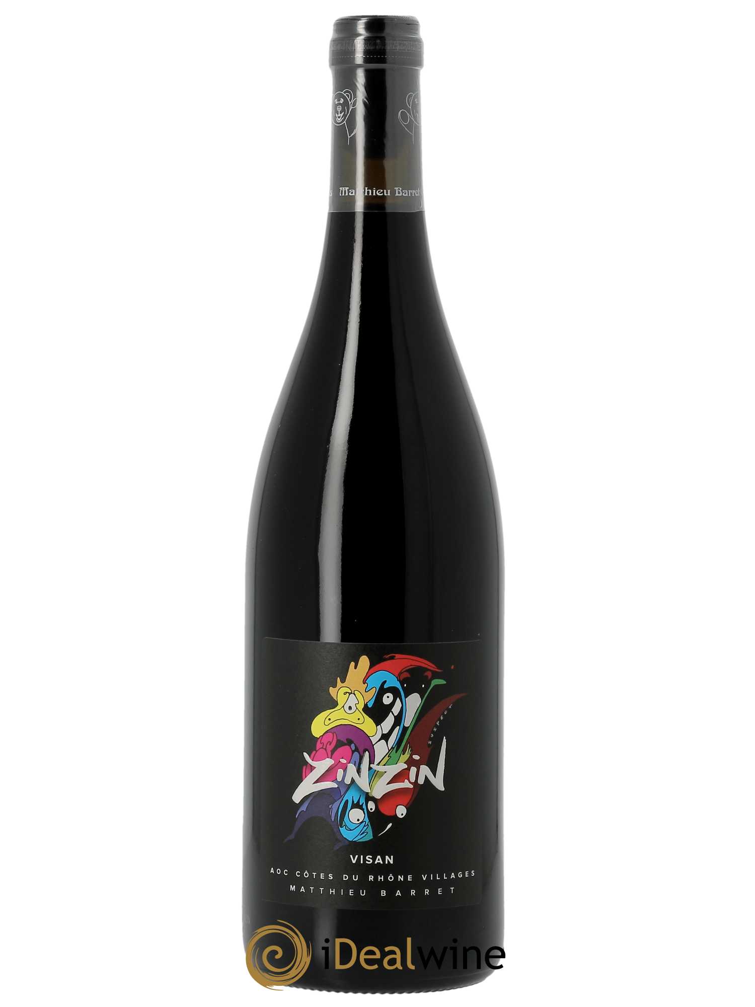 Côtes du Rhône Villages Visan Zinzin Coulet (Domaine du) - Matthieu Barret  2022 - Lot de 1 Bouteille