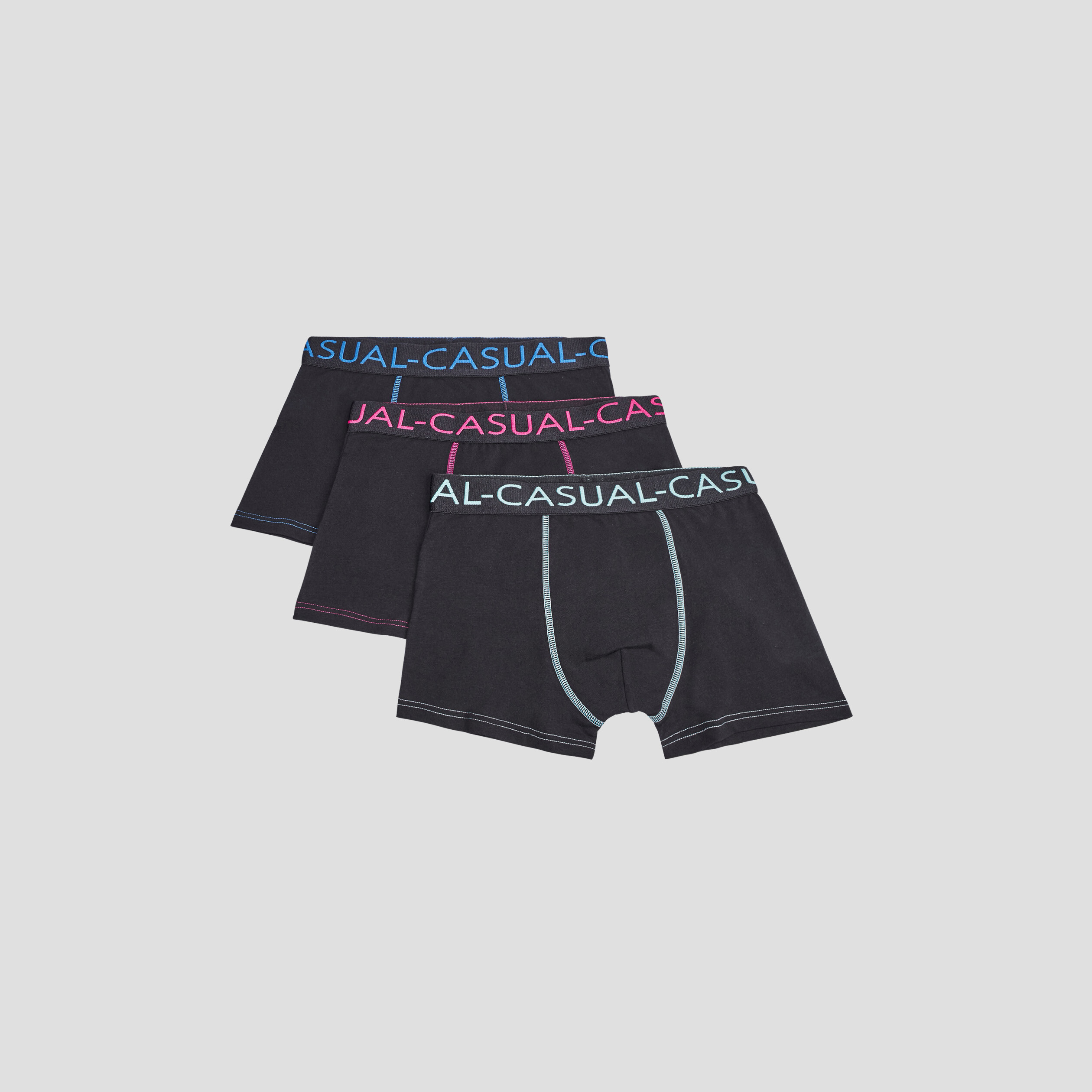 Lot 3 boxers noir homme | La Halle