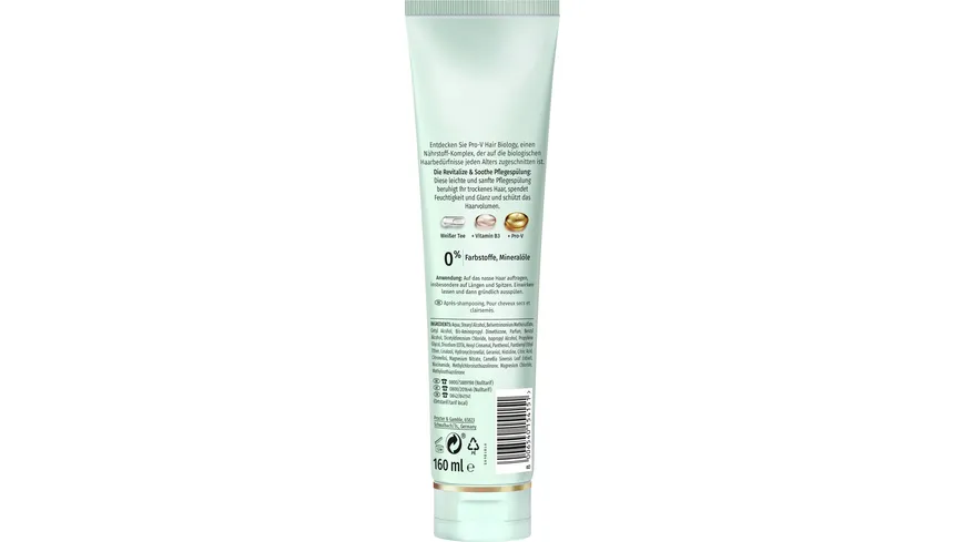 HAIR BIOLOGY Pflegespülung Revitalize & Soothe 160 ml