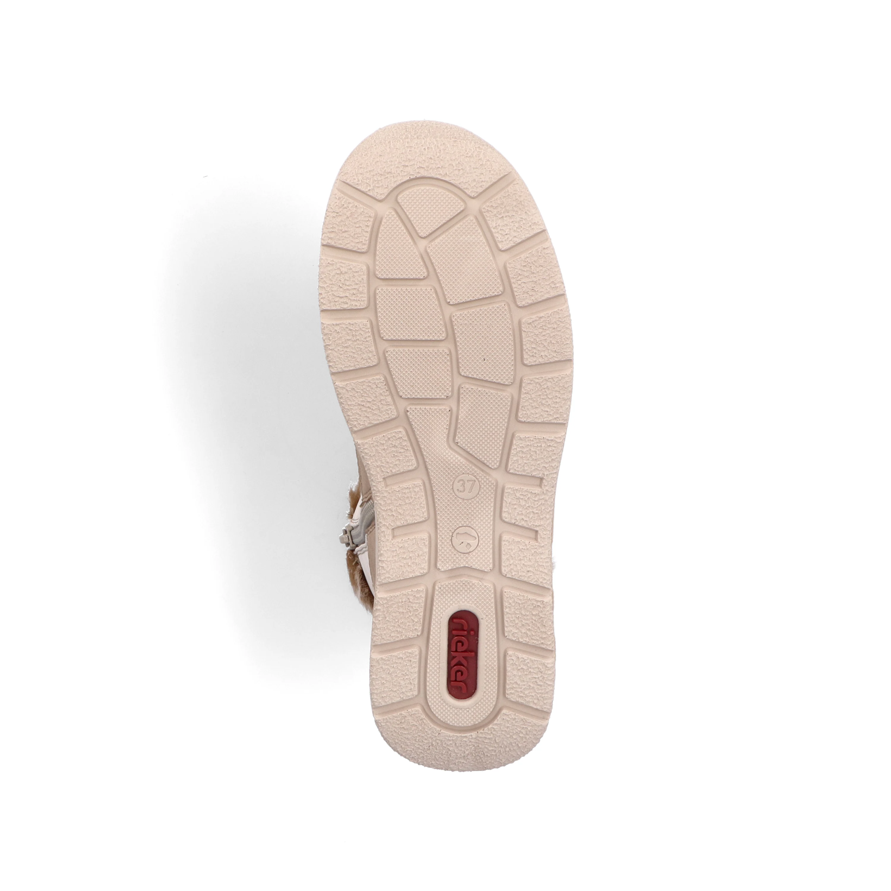 Rieker Damen Schnürstiefel vanillebeige
