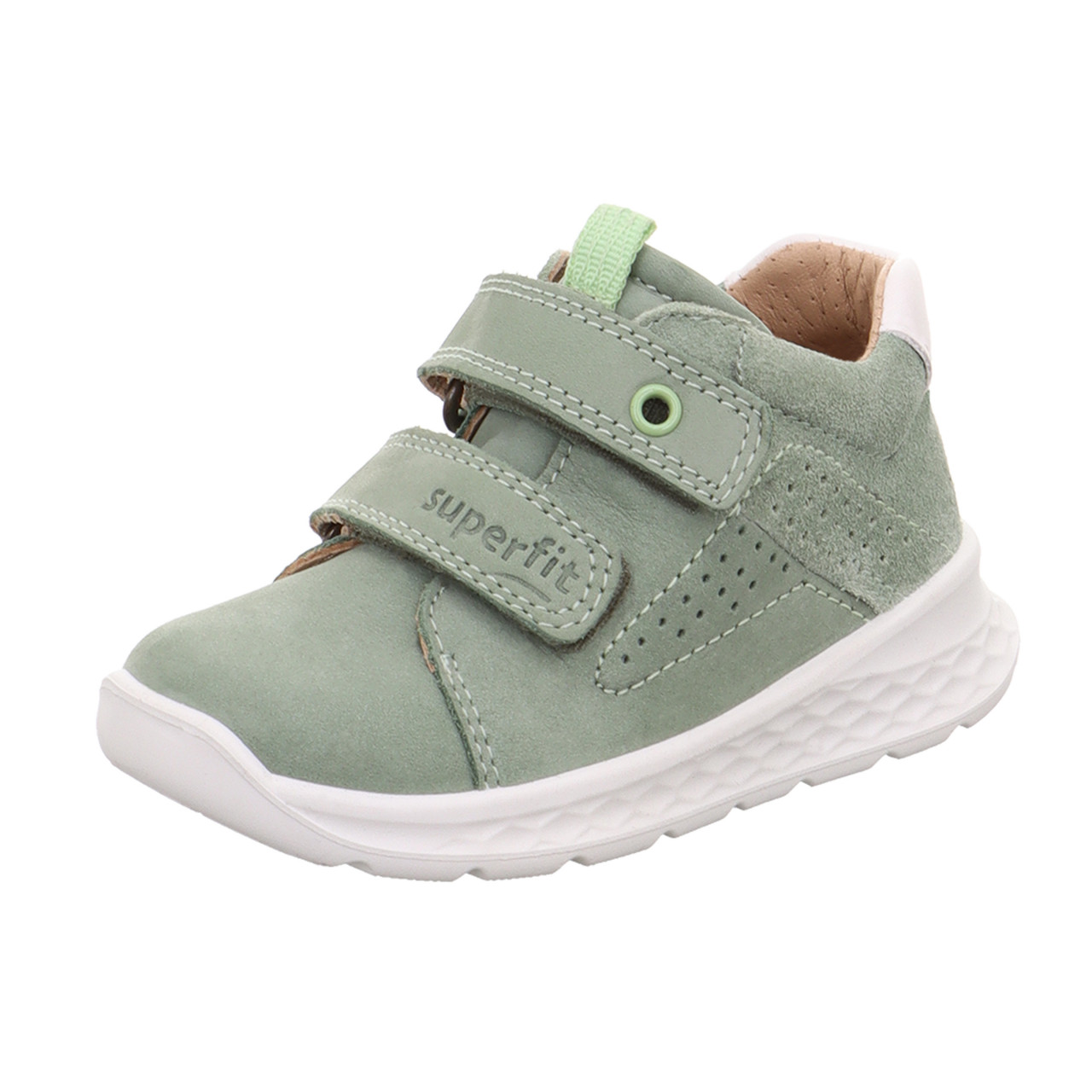 BREEZE - Hellgrün Sneaker low mit Klettverschluss