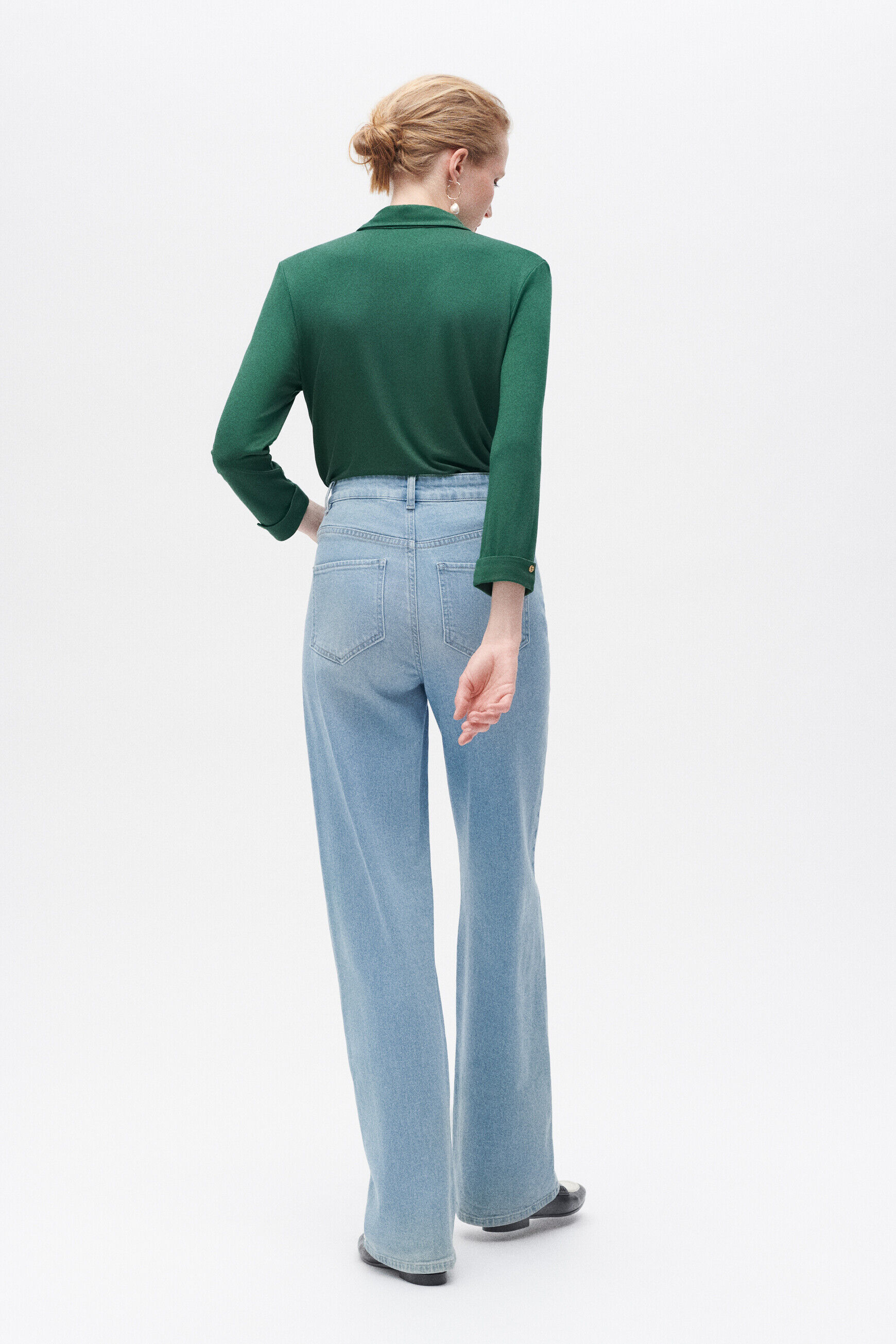 T-shirt tnina vert fonce femme