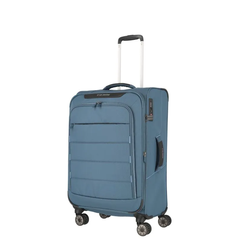 Travelite SKAII Trolley 4 Rollen M - Panoramablau