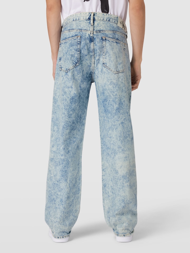 Straight Leg Jeans im 5-Pocket-Design Modell '90 S' in jeans