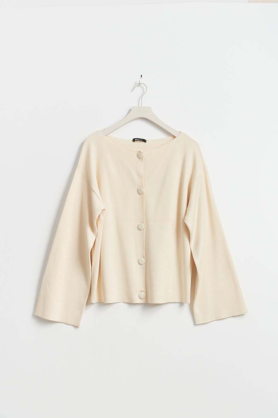 Jacquard knitted cardigan