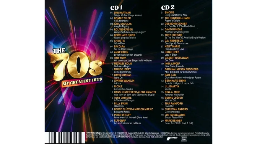 The 70s - My Greatest Hits