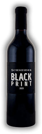 Markus Schneider, Black Print Rotwein Cuvée, Merlot, Cabernet Dorsa, Cabernet Sauvignon, Blaufränkisch, Syrah, Qualitätswein, trocken, 2020, Pfalz  Markus Schneider, Black Print Rotwein Cuvée, Merlot, Cabernet Dorsa, Cabernet Sauvignon, Blaufränkisch