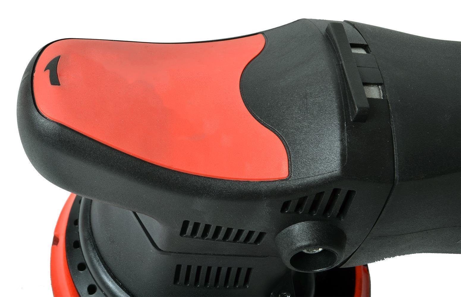 PROMAFIT Exzenter Poliermaschine Rotationspoliermaschine Polierer 810W 21mm Hub, 1650 min. U/min, 4800 max. U/min, Ø 150,00 mm, (Set), ohne Akku und Ladegerät, Poliermaschine für Rechts- und Linkshänder