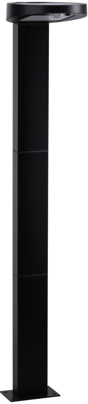 Paulmann LED Pollerleuchte Ryse, Bewegungsmelder, LED fest integriert, Warmweiß, LED-Modul