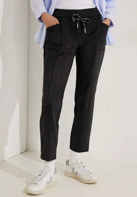 CECIL Casual Fit Velourshose