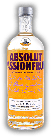 Absolut Passionfruit Vodka 1,0 Liter Absolut Passionfruit Vodka 1,0 Liter  1	 Liter - Vol 38%