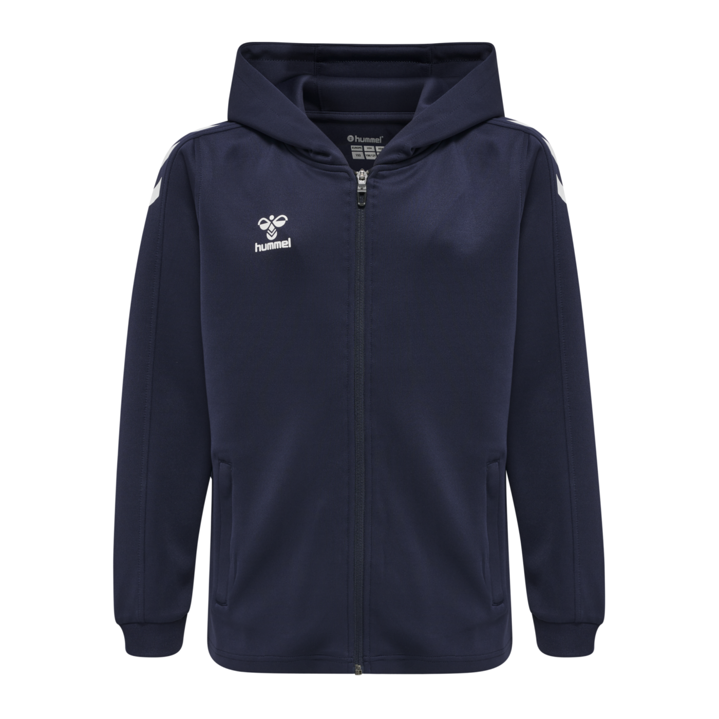 Hummel hmlCORE XK Kapuzenjacke Kids Blau F7026