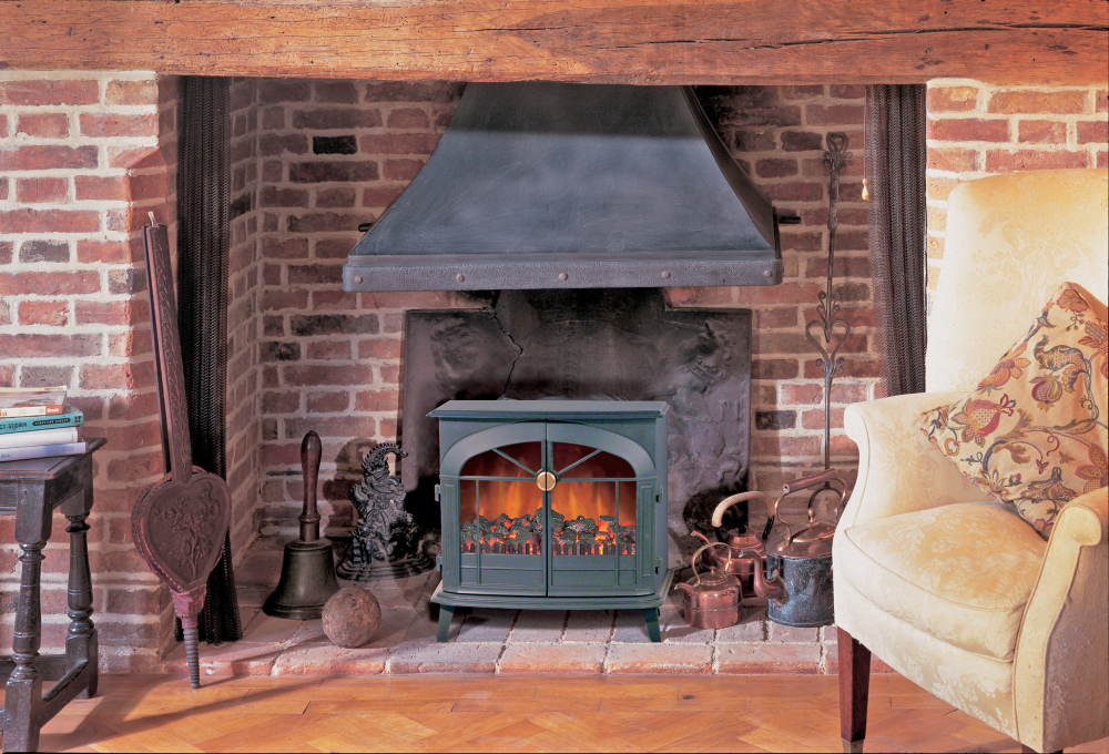 Kamin Stockbridge schwarz