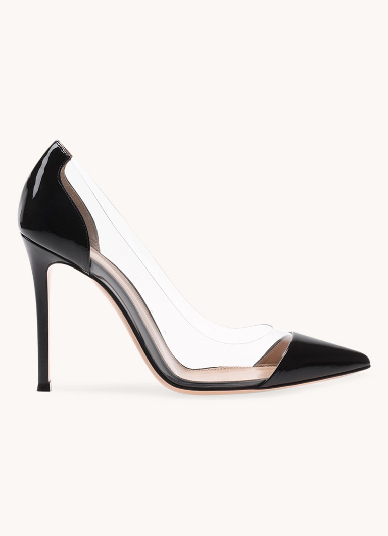 Salon Gianvito Rossi Plexi din piele lacuita