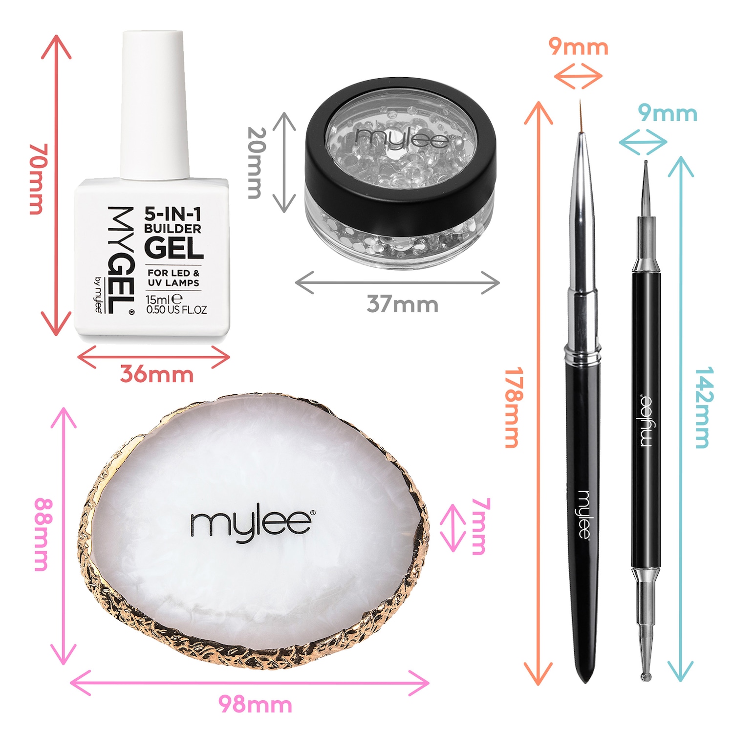 Nagelkunst-Folie Set