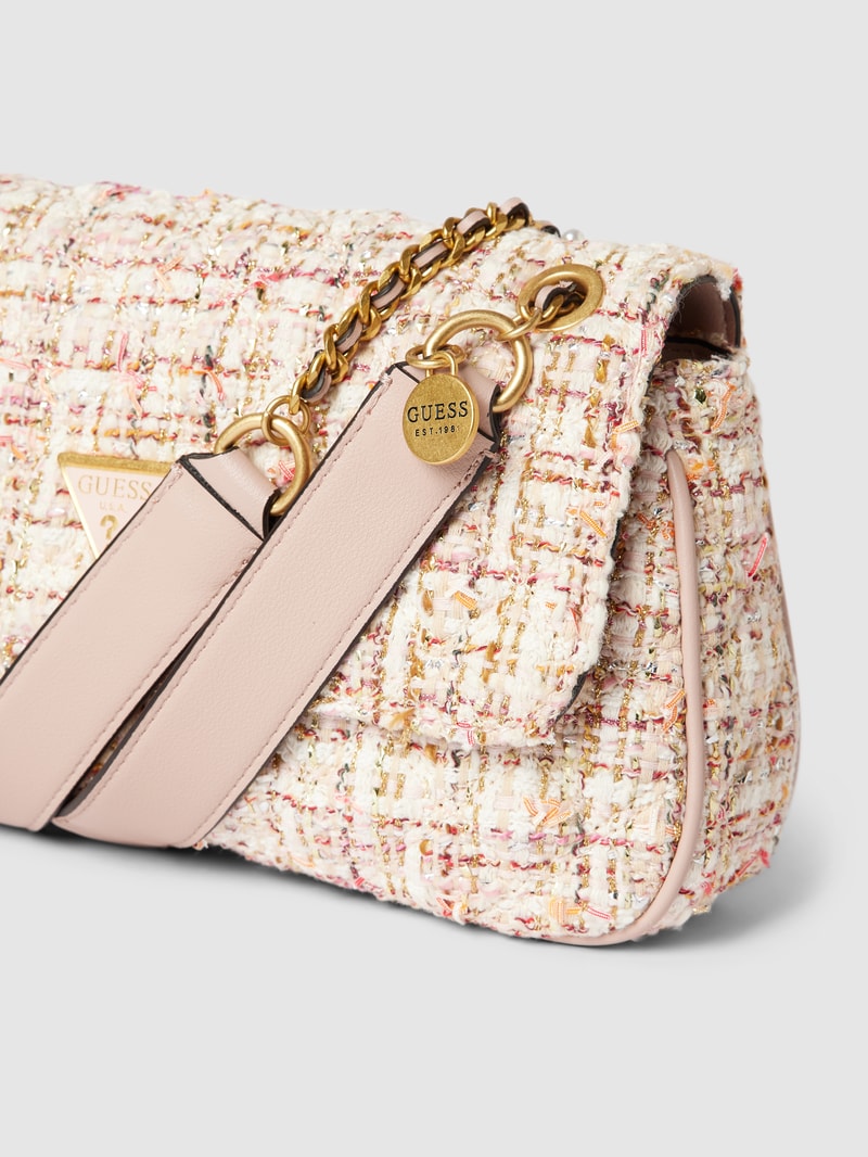Crossbody Bag in Bouclé-Optik Modell 'GIULLY' in rosa