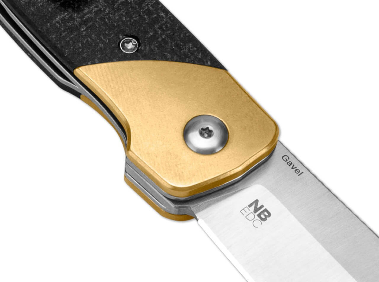 Gravel Brass Micarta Black