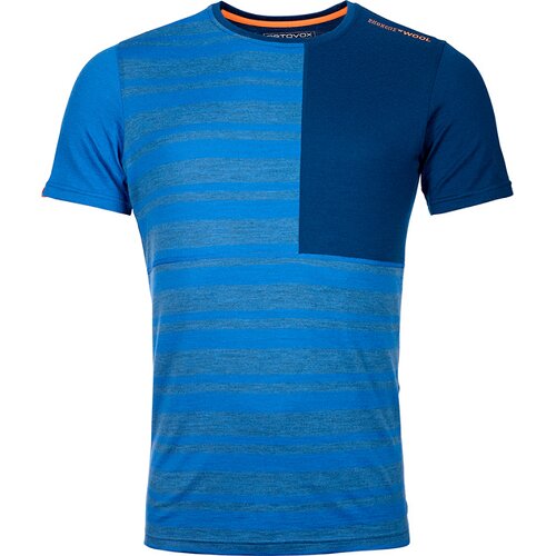 HERREN UNTERHEMD 185 ROCK'N'WOOL SHORT SLEEVE M