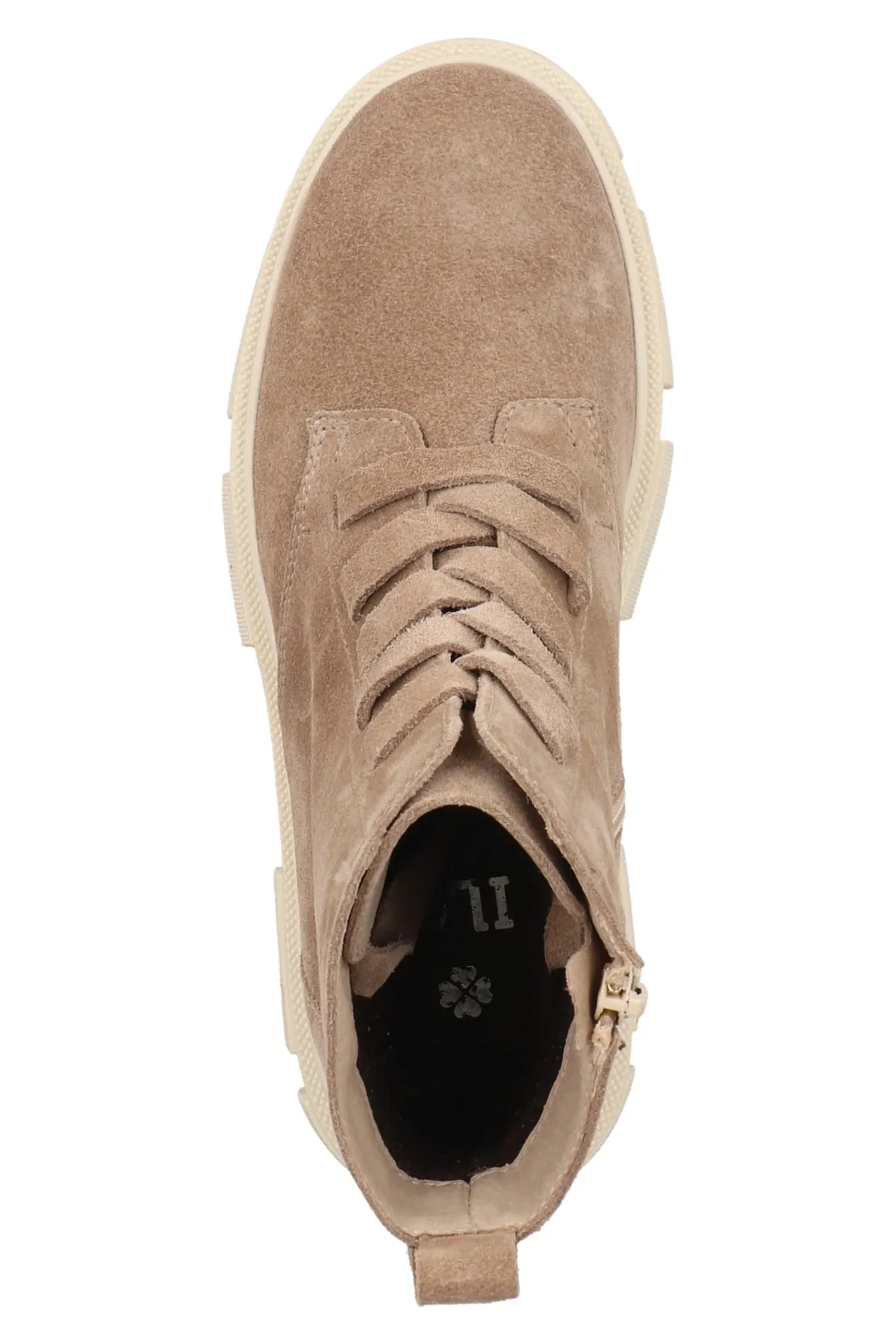 ILC  Stiefelette - Beige - Blockabsatz