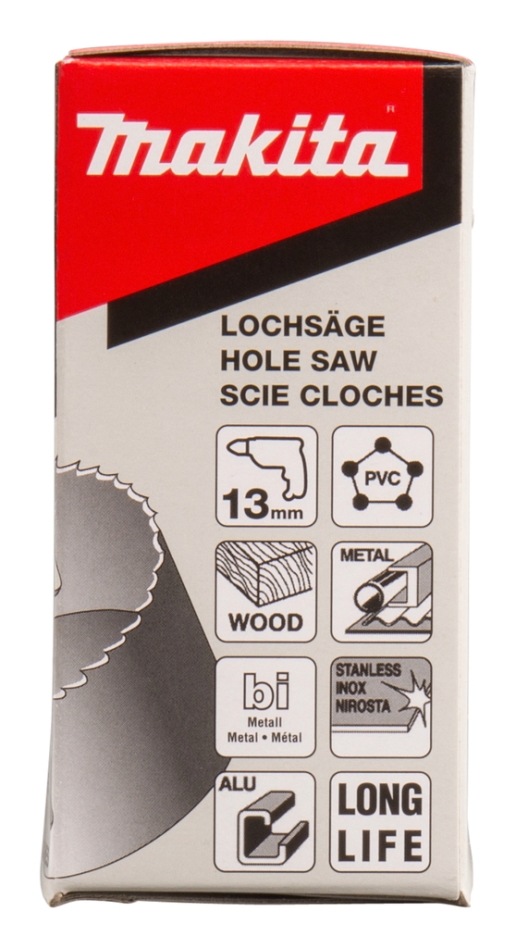 Makita Zubehör P-34958 Lochsäge 22 mm HSS Bimetall Weiß