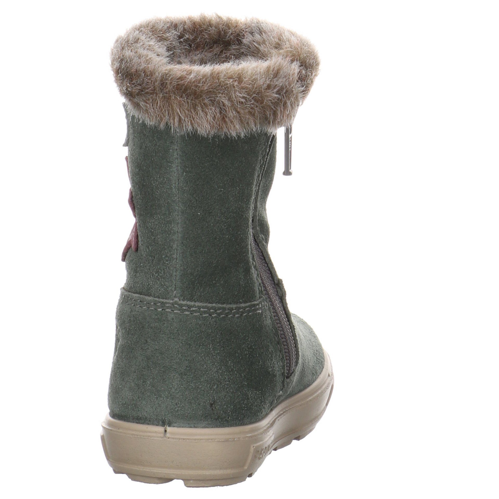 Ricosta Umi Stiefel Blüten Veloursleder geblümt Stiefel Veloursleder