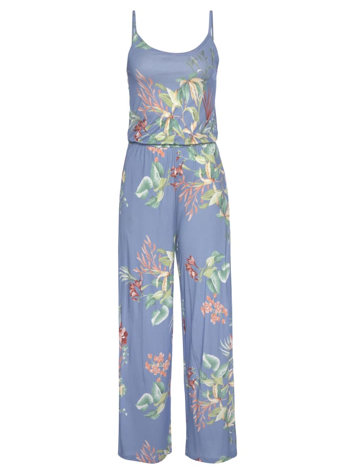 Buffalo Jumpsuit in blau bedruckt günstig kaufen