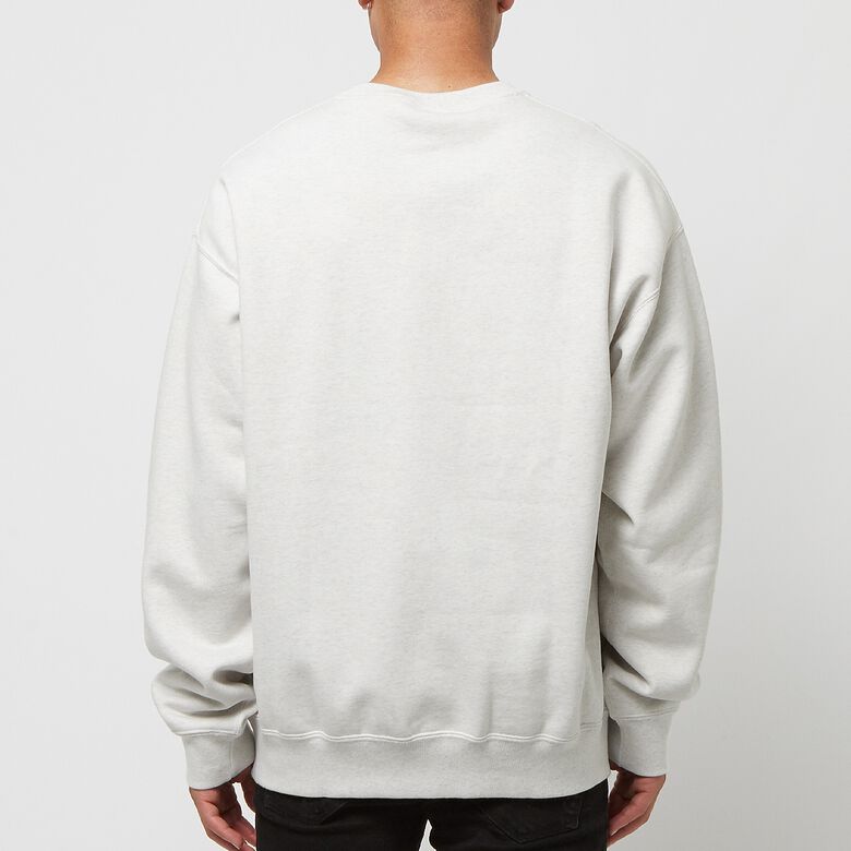NIKE Solo Swoosh Fleece Crew birch heather/white
